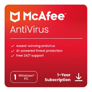 McAfee AntiVirus Internet Security Software