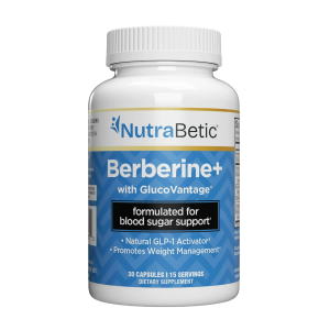 NutraBetic Berberine + Capsules, Natural GLP-1 Activator
